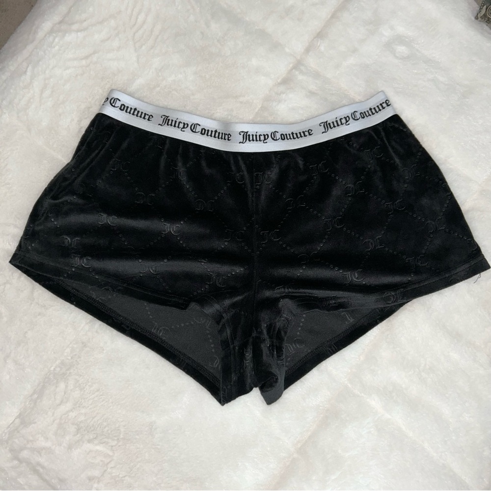 Juicy Couture Black Velvet‎ Shorts